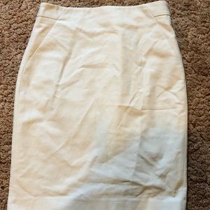 Khaki Pencil Skirt, size 0